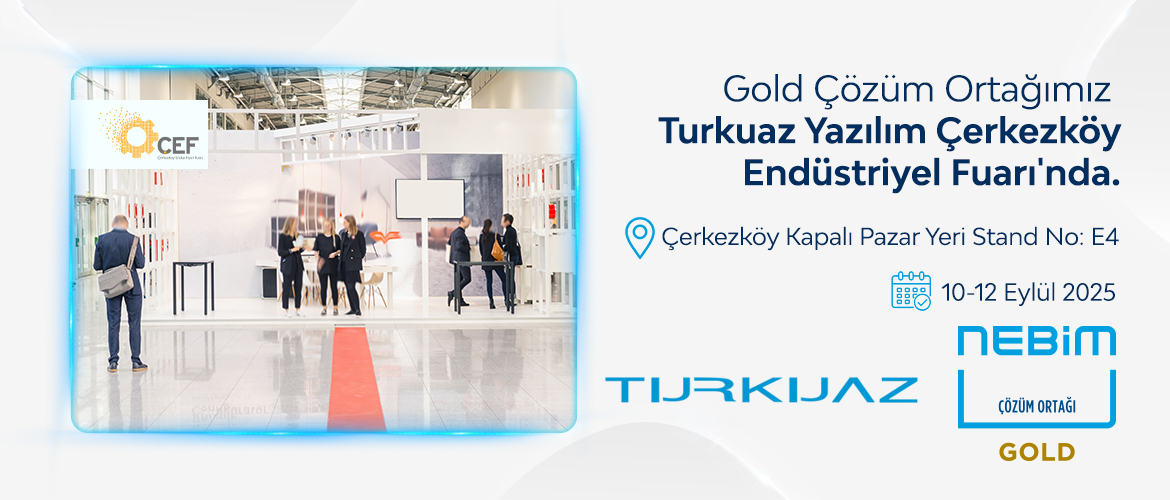 Gold Çözüm Ortağımız Turkuaz Yazılım Çerkezköy Endüstriyel Fuarı'nda